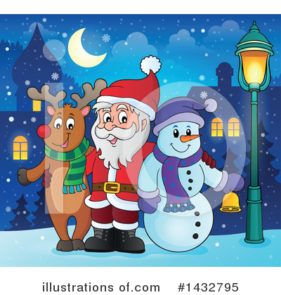 Royalty-Free (RF) Christmas Clipart Illustration by visekart - Stock Sample #1432795