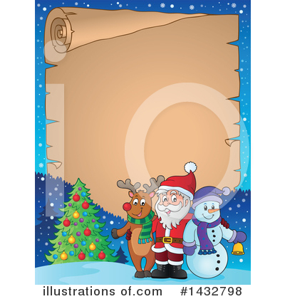 Royalty-Free (RF) Christmas Clipart Illustration by visekart - Stock Sample #1432798
