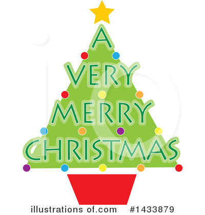 Christmas Tree Clipart #1433879 by Maria Bell