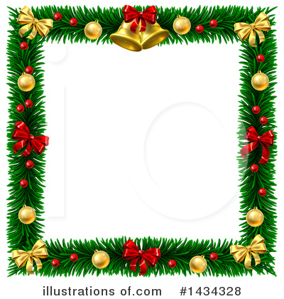 Wreath Clipart #1434328 by AtStockIllustration