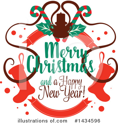 New Year Clipart #1434596 by Vector Tradition SM