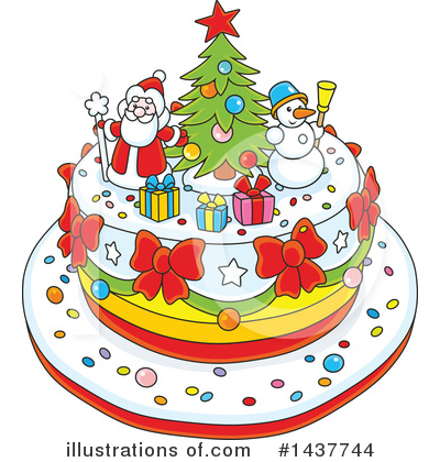 Royalty-Free (RF) Christmas Clipart Illustration by Alex Bannykh - Stock Sample #1437744