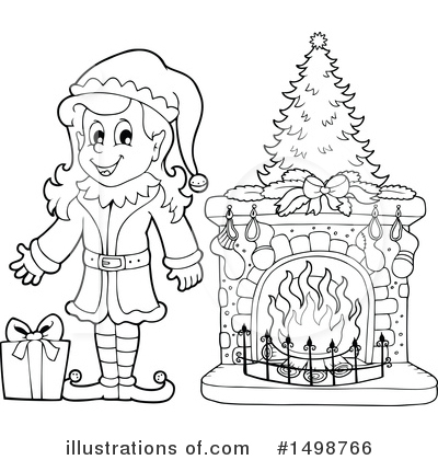 Christmas Elf Clipart #1498766 by visekart
