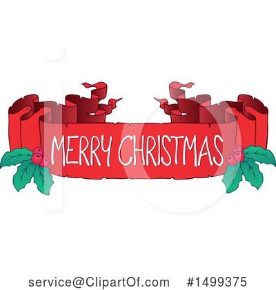 Merry Christmas Clipart #1499375 by visekart