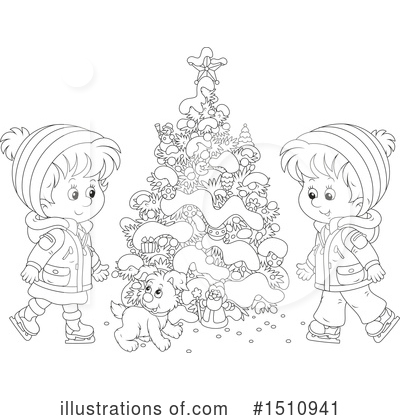 Royalty-Free (RF) Christmas Clipart Illustration by Alex Bannykh - Stock Sample #1510941