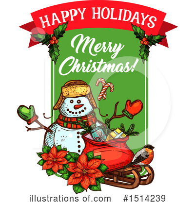 Royalty-Free (RF) Christmas Clipart Illustration by Vector Tradition SM - Stock Sample #1514239