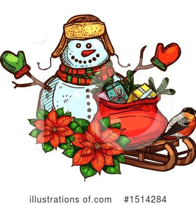 Royalty-Free (RF) Christmas Clipart Illustration by Vector Tradition SM - Stock Sample #1514284