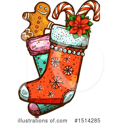Gingerbread Cookie Clipart #1514285 by Vector Tradition SM