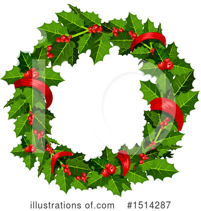 Wreath Clipart #1514287 by Vector Tradition SM