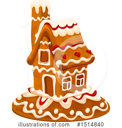 Gingerbread Clipart #1514840 by Vector Tradition SM
