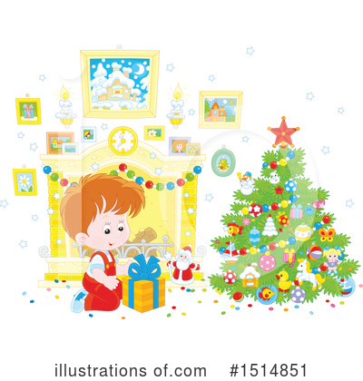 Royalty-Free (RF) Christmas Clipart Illustration by Alex Bannykh - Stock Sample #1514851