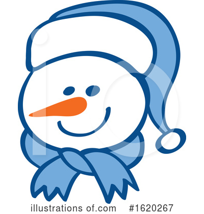 Snowman Clipart #1620267 by Zooco