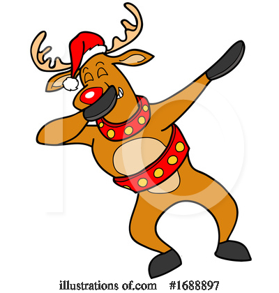 Royalty-Free (RF) Christmas Clipart Illustration by LaffToon - Stock Sample #1688897