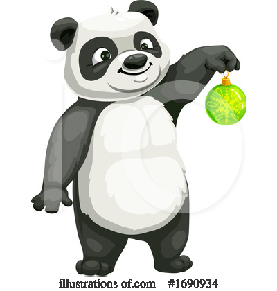 Panda Clipart #1690934 by Vector Tradition SM