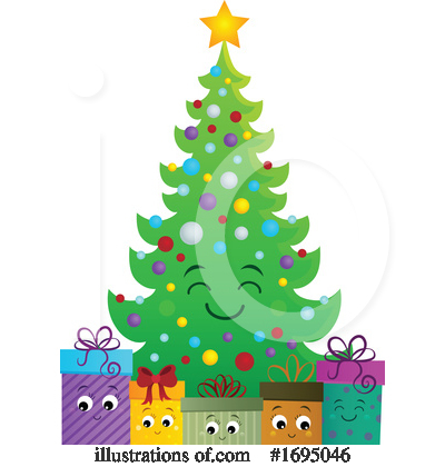 Royalty-Free (RF) Christmas Clipart Illustration by visekart - Stock Sample #1695046