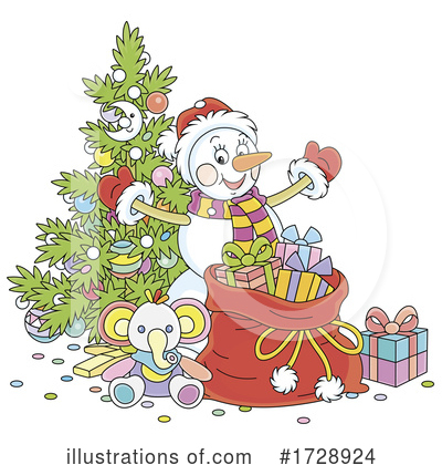 Royalty-Free (RF) Christmas Clipart Illustration by Alex Bannykh - Stock Sample #1728924