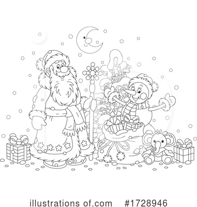 Royalty-Free (RF) Christmas Clipart Illustration by Alex Bannykh - Stock Sample #1728946