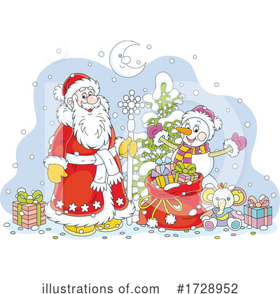 Royalty-Free (RF) Christmas Clipart Illustration by Alex Bannykh - Stock Sample #1728952