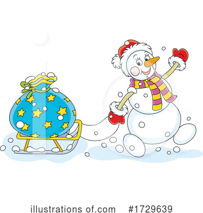 Royalty-Free (RF) Christmas Clipart Illustration by Alex Bannykh - Stock Sample #1729639