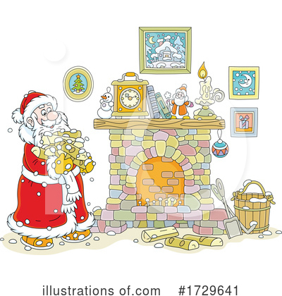 Royalty-Free (RF) Christmas Clipart Illustration by Alex Bannykh - Stock Sample #1729641