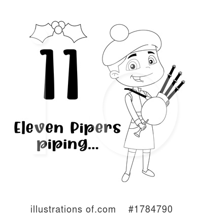Piper Clipart #1784790 by Hit Toon