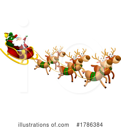 Reindeer Clipart #1786384 by Hit Toon