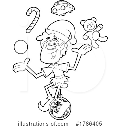 Royalty-Free (RF) Christmas Clipart Illustration by Hit Toon - Stock Sample #1786405
