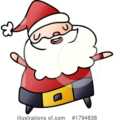 Santa Claus Clipart #1794838 by lineartestpilot