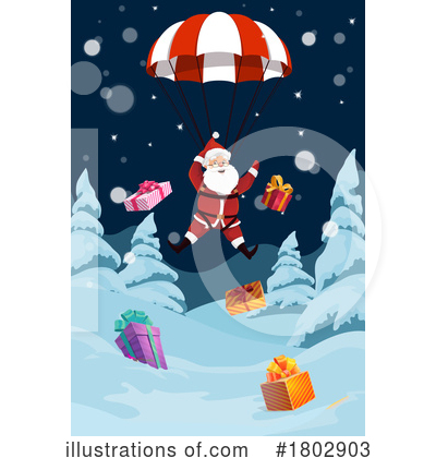 Christmas Gifts Clipart #1802903 by Vector Tradition SM