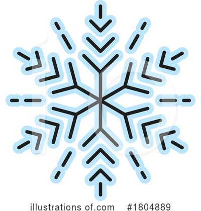Snowflake Clipart #1804889 by Vector Tradition SM