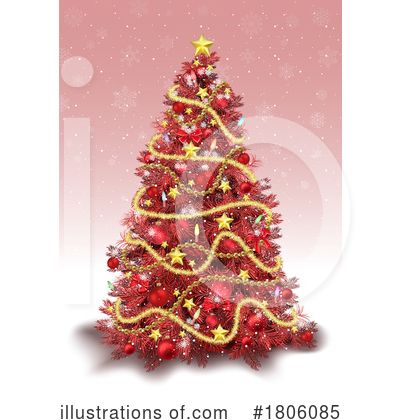 Christmas Tree Clipart #1806085 by dero
