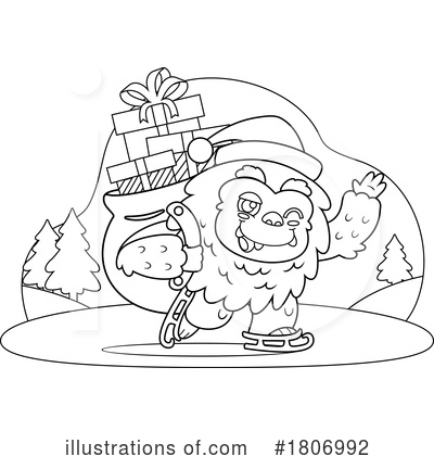 Royalty-Free (RF) Christmas Clipart Illustration by Hit Toon - Stock Sample #1806992
