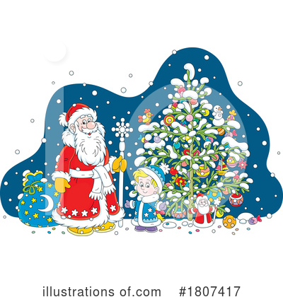 Royalty-Free (RF) Christmas Clipart Illustration by Alex Bannykh - Stock Sample #1807417