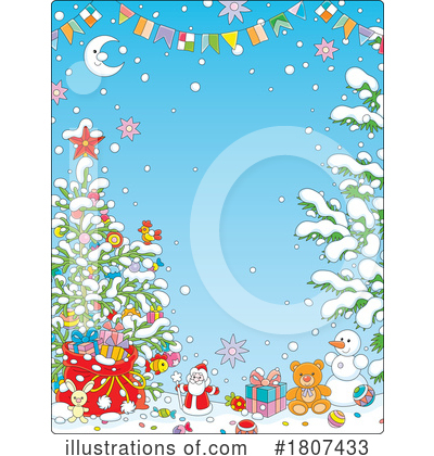 Royalty-Free (RF) Christmas Clipart Illustration by Alex Bannykh - Stock Sample #1807433
