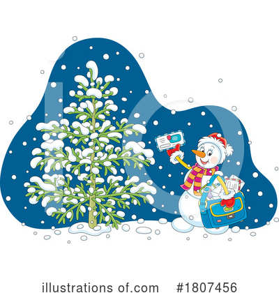 Royalty-Free (RF) Christmas Clipart Illustration by Alex Bannykh - Stock Sample #1807456