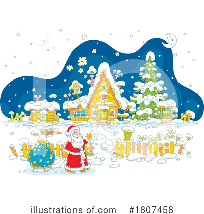 Royalty-Free (RF) Christmas Clipart Illustration by Alex Bannykh - Stock Sample #1807458