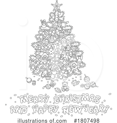Royalty-Free (RF) Christmas Clipart Illustration by Alex Bannykh - Stock Sample #1807498