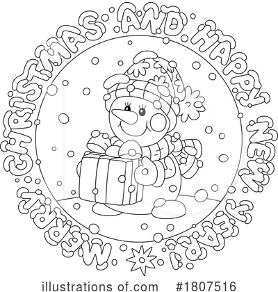 Royalty-Free (RF) Christmas Clipart Illustration by Alex Bannykh - Stock Sample #1807516