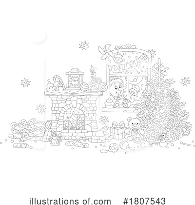 Royalty-Free (RF) Christmas Clipart Illustration by Alex Bannykh - Stock Sample #1807543