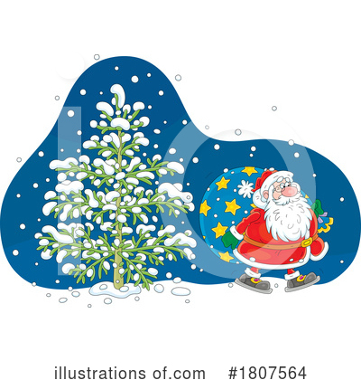 Royalty-Free (RF) Christmas Clipart Illustration by Alex Bannykh - Stock Sample #1807564