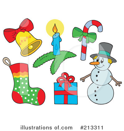 Royalty-Free (RF) Christmas Clipart Illustration by visekart - Stock Sample #213311
