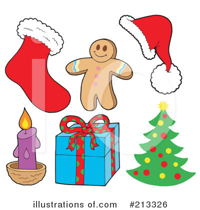 Royalty-Free (RF) Christmas Clipart Illustration by visekart - Stock Sample #213326