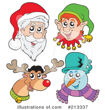 Royalty-Free (RF) Christmas Clipart Illustration by visekart - Stock Sample #213337