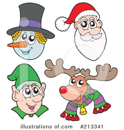 Royalty-Free (RF) Christmas Clipart Illustration by visekart - Stock Sample #213341