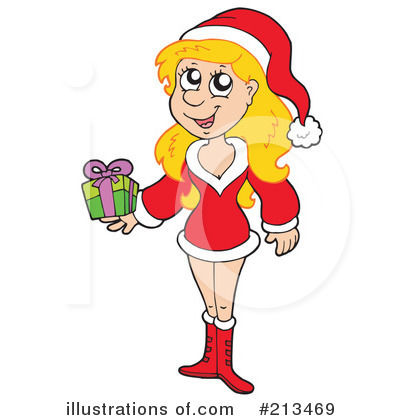 Royalty-Free (RF) Christmas Clipart Illustration by visekart - Stock Sample #213469