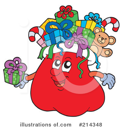 Royalty-Free (RF) Christmas Clipart Illustration by visekart - Stock Sample #214348