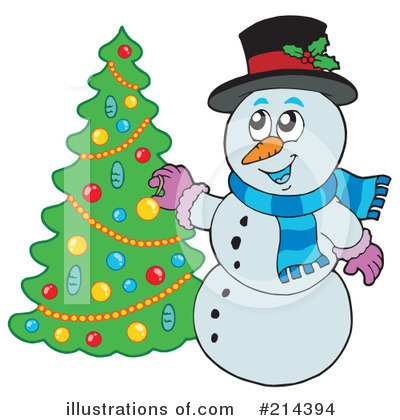 Royalty-Free (RF) Christmas Clipart Illustration by visekart - Stock Sample #214394