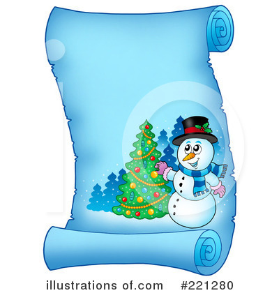 Royalty-Free (RF) Christmas Clipart Illustration by visekart - Stock Sample #221280