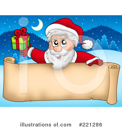 Royalty-Free (RF) Christmas Clipart Illustration by visekart - Stock Sample #221286