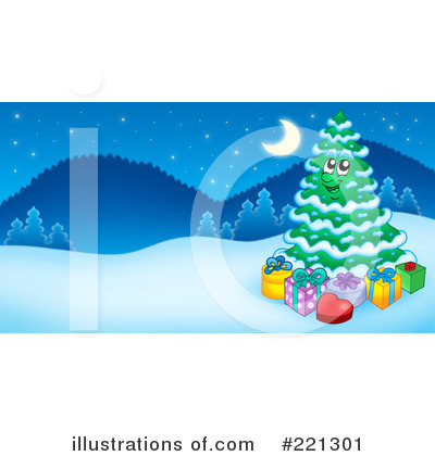 Royalty-Free (RF) Christmas Clipart Illustration by visekart - Stock Sample #221301